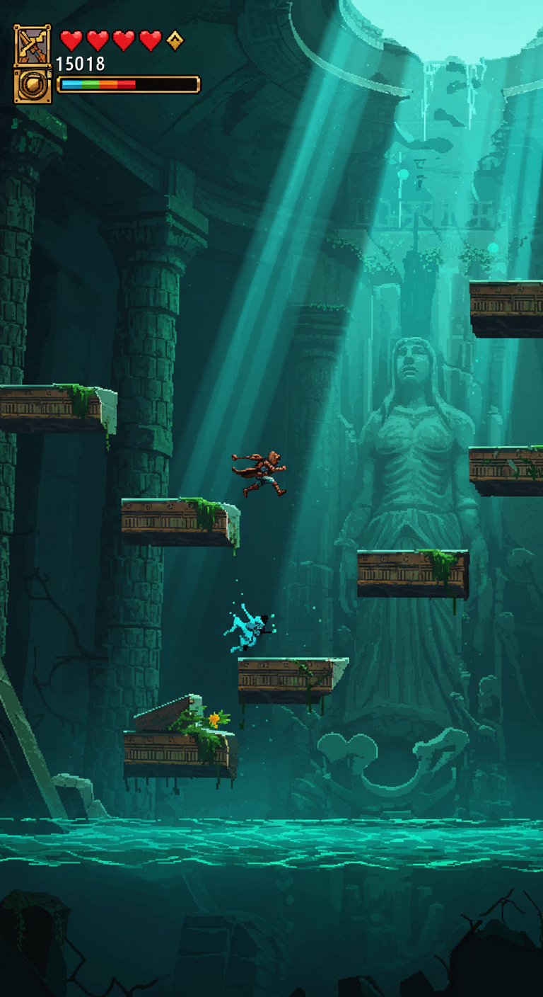 Underwater exploration tile